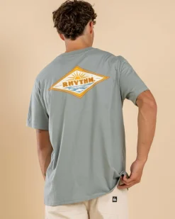 Rhythm Frame T-Shirt Seafoam New