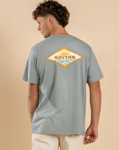 Rhythm Frame T-Shirt Seafoam New