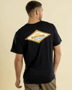 Rhythm Frame T-Shirt Vintage Black Online