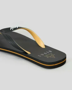 Lucid Framework Thongs Black/tan Hot