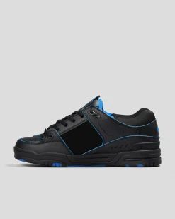 Globe Fusion Shoes Black/blue/mosaic Clearance