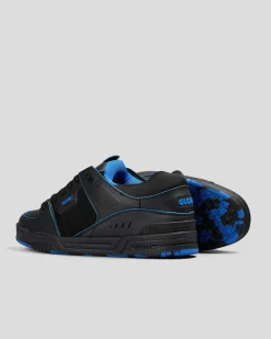 Globe Fusion Shoes Black/blue/mosaic Clearance