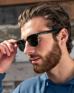 Happy Hour G2 Polarised Sunglasses Matte Black Clearance