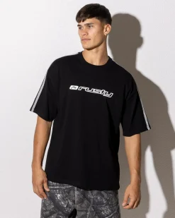 Rusty Gaffa Taped Short Sleeve T-Shirt Black Online