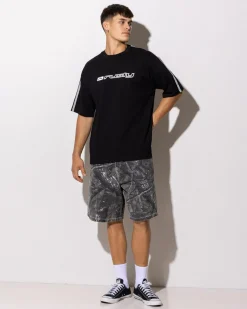 Rusty Gaffa Taped Short Sleeve T-Shirt Black Online