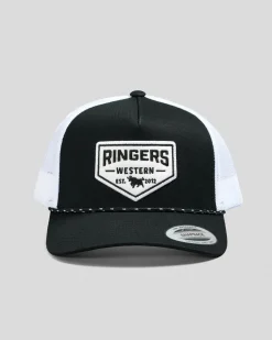 Ringers Western Garage Trucker Cap Black/white Sale