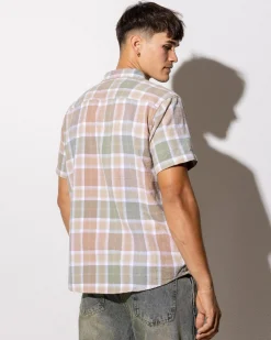 RVCA Gazzy Short Sleeve Shirt Multi New
