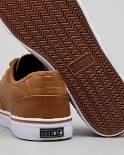 Lucid Geomet Shoes Brown Pu Best