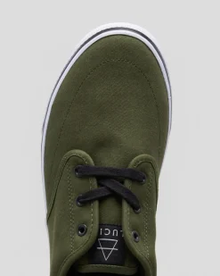 Lucid Geomet Shoes Dark Olive/black Outlet