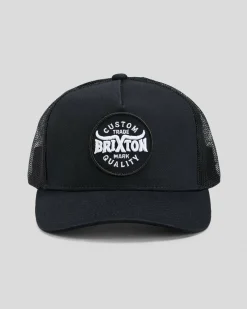 Brixton Gibson Trucker Cap Black/black Sale