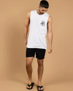 Salty Life Glint Elastic Waist Shorts Black Best