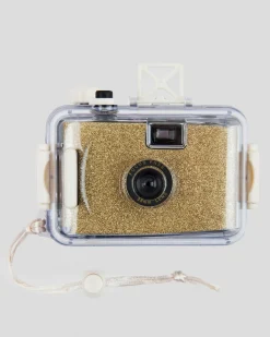 Get It Now Glitter Underwater Camera Gold Best