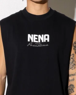 Nena & Pasadena Global Raptor Muscle Tank Jet Black