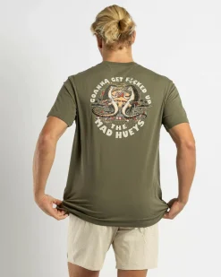 The Mad Hueys Goanna Get Fkd Up T-Shirt Olive Online