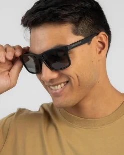 Carve Goblin XL Polarised Sunglasses Matte Black / Grey Polar New