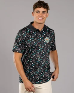 The Mad Hueys Golf Polo Shirt Black Best