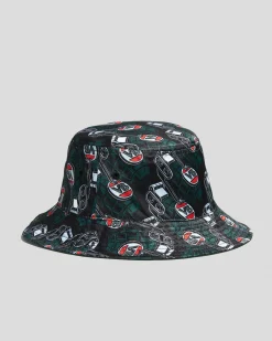 Victoria Bitter ade Forever Reversible Bucket Hat Green Clearance
