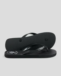 Salty Life Grim Thongs Black/white Sale