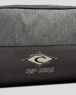 Rip Curl Groom Toiletry Classic Surf Toiletry Bag Grey Marle New