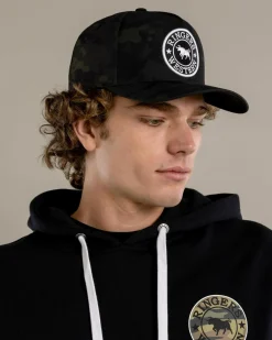 Ringers Western Grover Baseball Cap Black/camo Hot