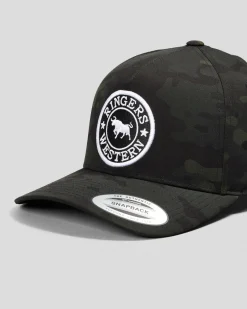 Ringers Western Grover Baseball Cap Black/camo Hot