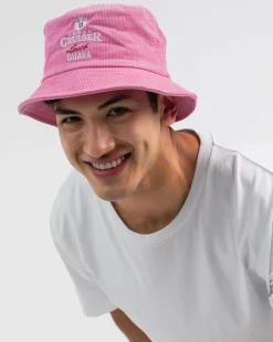 Vodka Cruiser Cord Bucket Hat Guava
