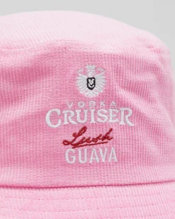 Vodka Cruiser Cord Bucket Hat Guava