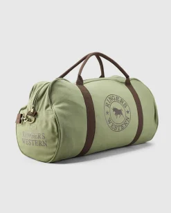 Ringers Western Gundagai Duffle Bag Khaki/deep Brown Outlet