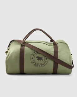 Ringers Western Gundagai Duffle Bag Khaki/deep Brown Outlet