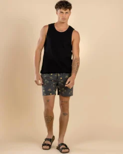 Lucid Gust Elastic Waist Shorts Black