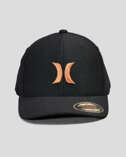 Hurley H20 Dri Tricot Cap Black Orange Outlet