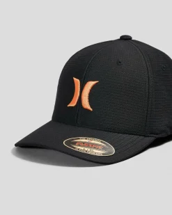 Hurley H20 Dri Tricot Cap Black Orange Outlet