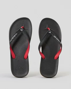 Quiksilver Haleiwa Thongs Black 3 New