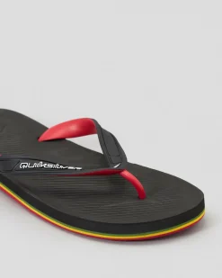Quiksilver Haleiwa Thongs Black 3 New