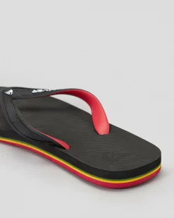Quiksilver Haleiwa Thongs Black 3 New