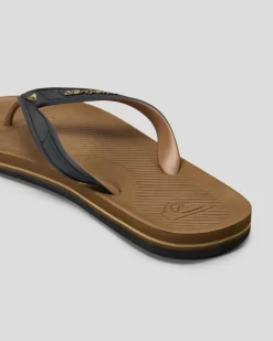 Quiksilver Haleiwa Thongs Tan 1 New
