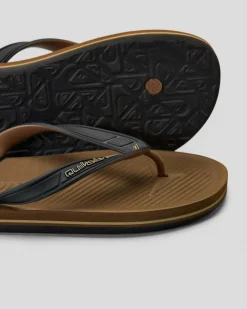 Quiksilver Haleiwa Thongs Tan 1 New