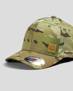 Dexter Heavy Duty Flexfit Cap Woodland Camo Best