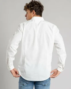 Skylark Hemp Long Sleeve Shirt White Hot
