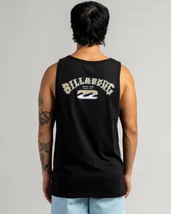 Billabong Heritage Arch Singlet Black Best