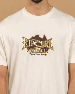 Rip Curl Heritage Desto T-Shirt Bone Outlet