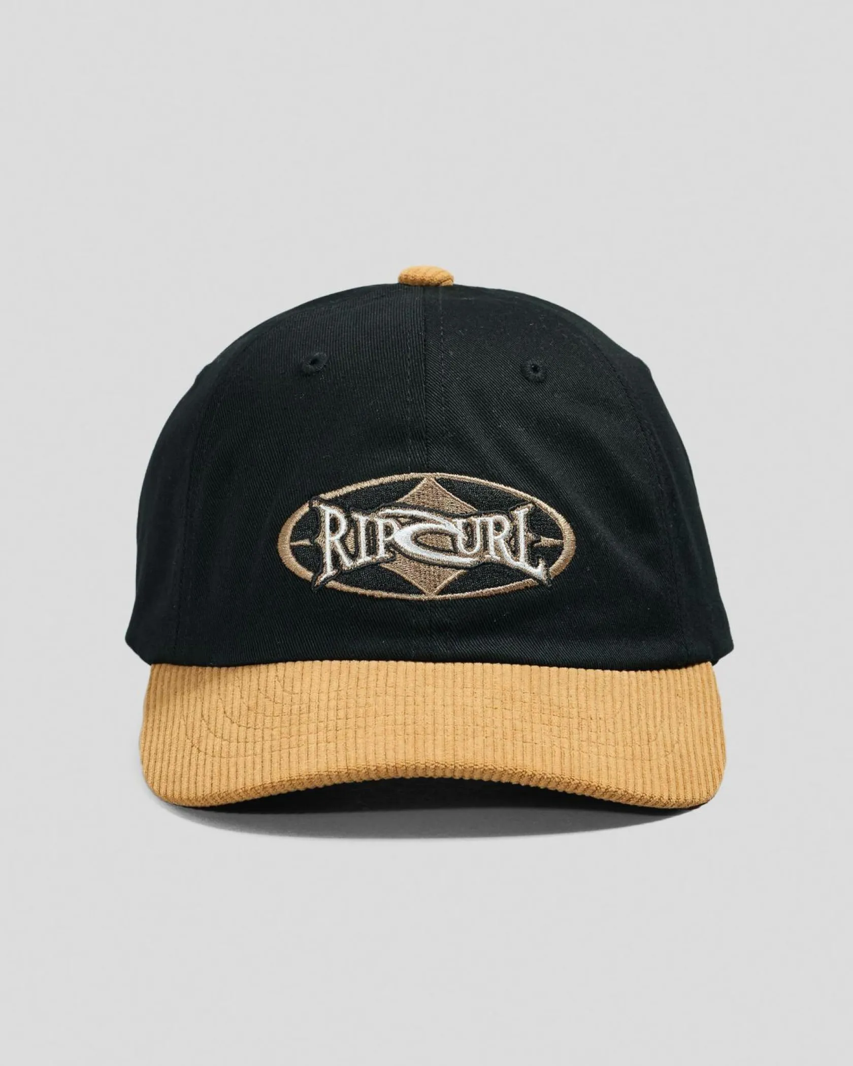 Rip Curl Heritage Oval Snapback Cap Black/tan Clearance