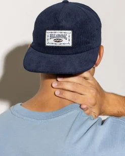 Billabong Heritage Strapback Cap Steel Blue New