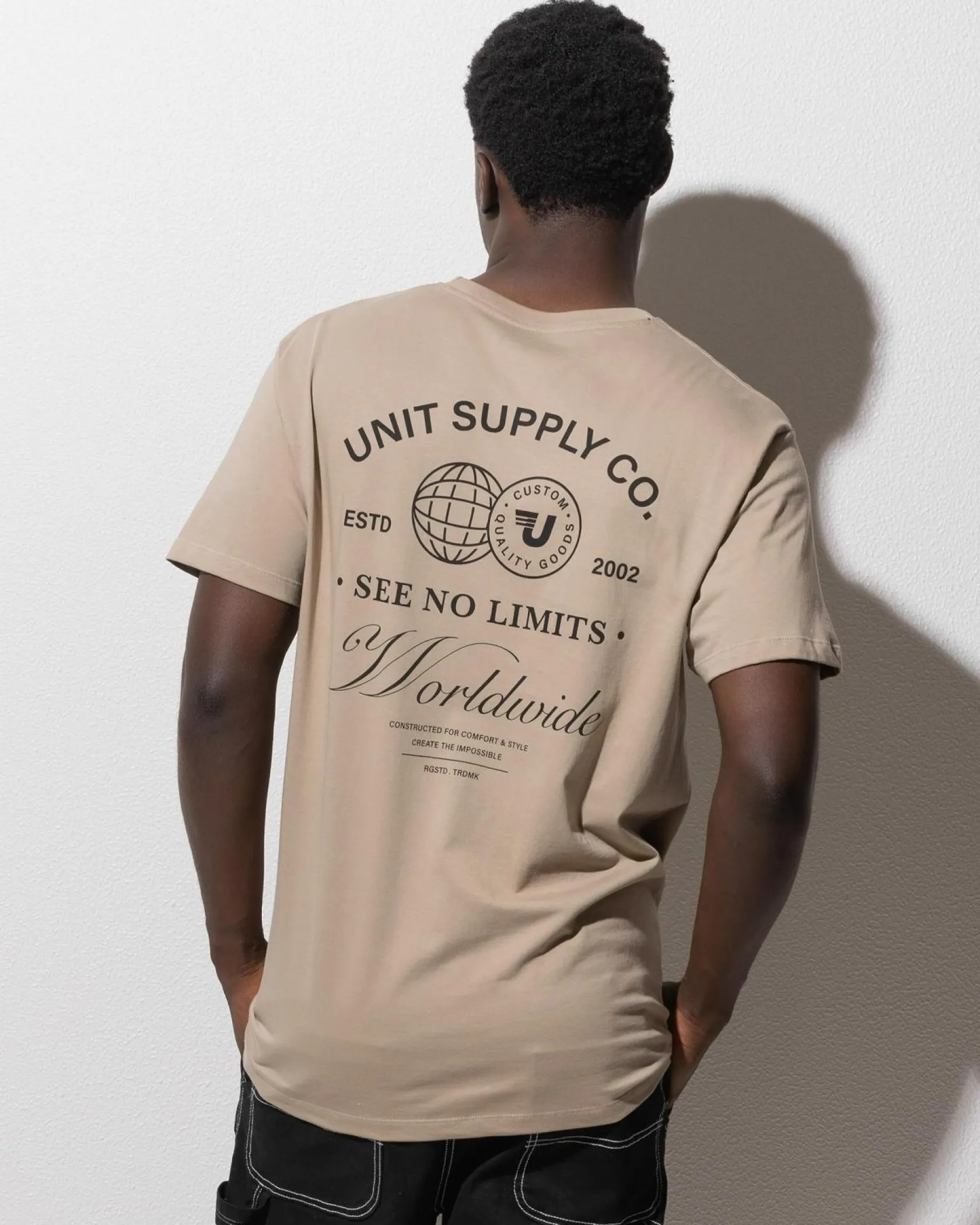 Unit Heritage T-Shirt Tan Online