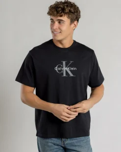 Calvin Klein Hero Monologo T-Shirt Black New