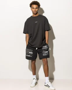 Wndrr Hex Box Fit T-Shirt Faded Black