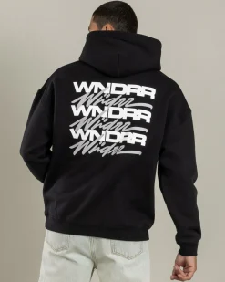 Wndrr Hex Hoodie Black Discount