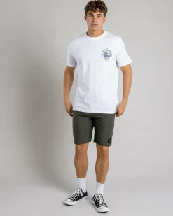 Salty Life High Tide T-Shirt White Hot