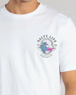 Salty Life High Tide T-Shirt White Hot