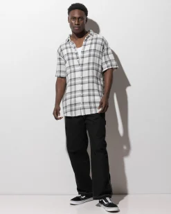 Jacks Highway Short Sleeve Shirt White/black Best
